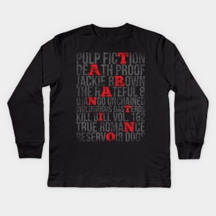 Tarantino Movies Grunge Style Kids Long Sleeve T-Shirt